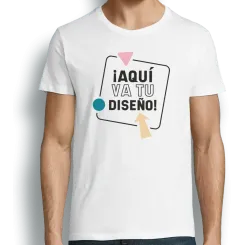 Camiseta manga corta hombre personalizada todos los colores y tallas